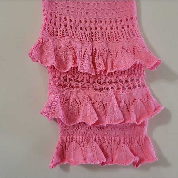 Misa Los Angeles Kelly Knit Top Coral-Pink - Picture 11 of 16